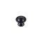 Kadea 1.2" Diameter Matte Black Mushroom Knob Multipack (Set of 10)